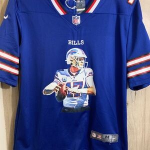 Josh Allen One of a kind! NFL Buffalo Bills Blue Jersey